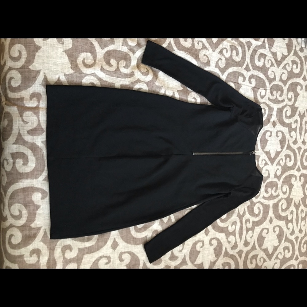 DKNY Sheer Sleeve Dress - Picture 2 of 5
